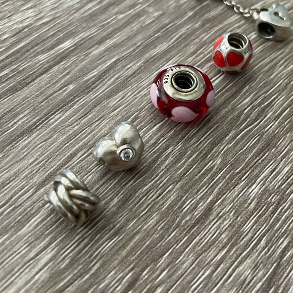 Pandora Clear CZ Heart Charm - Picture 2 of 4